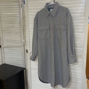 Grey comfy long coat!